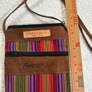 Colorful Striped Crossbody Bag